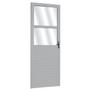 Imagem de Porta de Alumínio com Postigo Vidro Mini Boreal Sólida Mgm 210 x 80cm