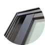 Imagem de Porta de Alumínio de Correr 210x120cm 2 Folhas com Travessa e Vidro Liso Corten Super Brimak