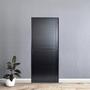 Imagem de Porta de Aluminio Lambri 210x90cm Linha Premium Lux-esquadrias Preto