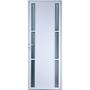 Imagem de Porta De Alumínio Lambril Com Visor Duplo 2,10 X 0,80 Esquerda  Linha All Soft Cor Branco