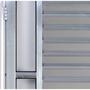 Imagem de Porta De Alumínio Palheta Com Visor 2,10 X 0,90 Direita Linha All Soft Cor Brilhante
