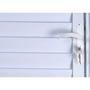 Imagem de Porta De Alumínio Palheta Com Visor 2,10 X 1,00 Direita Linha All Soft Cor Branco