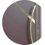 Imagem de Porta de Aluminio Pivotante Lambril 210x100cm com Puxador Super Oasis Brimak Marrom Corten Dourado