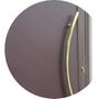 Imagem de Porta de Aluminio Pivotante Lambril 210x120cm com Puxador Super Savana Brimak Marrom Corten Dourado