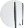 Imagem de Porta de Alumínio Pivotante Lambril 210x120cm com Puxador Visione Super Brimak