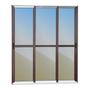 Imagem de Porta de Correr 3 Folhas Moveis Sequenciais 210 X 200 Elite com Fecho Automático Vidro Reflex