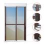 Porta de Correr com Persiana Integrada 2 Folhas Móveis 230 X 180 Elite com Fecho Automático Vidro Re - Brimak Imagem de Porta de Correr com Persiana Integrada 2 Folhas Móveis 230 X 180 Elite com Fecho Automático Vidro Re