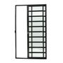 Imagem de Porta de Correr com Travessas 2 Folhas Super Vidro Liso 210cm x 120cm Brimak