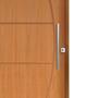 Imagem de Porta de Correr Padrão Imbuia Belissima 6 Trilho Embutir Puxador Tubolar 800 Mm Cromado 72 X 210 Dir