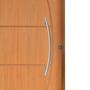 Imagem de Porta de Correr Padrão Imbuia Belissima 6 Trilho Vision Puxador Curvo 600 Mm 102 X 210 Esquerdo