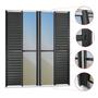 Imagem de Porta de Correr Venez. 6 Folhas Moveis 210 X 200 Elite com Fecho Automático Vidro Reflex