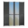 Imagem de Porta de Correr Venez. 6 Folhas Moveis 210 X 200 Elite com Fecho Automático Vidro Reflex