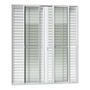 Imagem de Porta de Correr Venez. 6 Folhas Moveis 210 X 240 Elite com Fechadura Tetra Vidro Liso