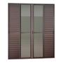 Imagem de Porta de Correr Venez. 6 Folhas Moveis 210 X 240 Elite com Fecho Automático Vidro Liso
