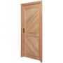 Imagem de Porta de Madeira Lambril 213x94cm com Batente 9,4cm EWK P12 M30 Rondosul