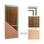 Imagem de Porta de Madeira Sarrafeada 210x80cm Friso 12 Jb Portas
