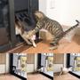 Imagem de Porta De Passagem Gato Cachorro Portinha Magnetica Acesso Pet Animais Anti Mordida Casa Petshop Entrar Sair Livremente Domesticos Segurança