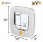 Imagem de Porta de Passagem Swing Basic 3 para Cães e Gatos - Ferplast