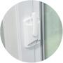 Imagem de Porta de PVC de Correr 210x120cm com 2 Folhas e Vidro Liso Temperado ITEC Brimak