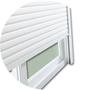 Imagem de Porta de PVC Integrada de Correr 230x150cm com 2 Vidros Lisos Temperados com Cremona ITEC Brimak