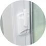 Imagem de Porta de PVC Integrada de Correr 230x150cm com 2 Vidros Lisos Temperados com Cremona ITEC Brimak