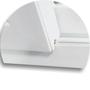 Imagem de Porta de PVC Integrada de Correr 230x150cm com 2 Vidros Lisos Temperados com Cremona ITEC Brimak