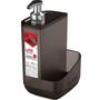 Imagem de Porta Detergente Dispenser 550ml E Compartimento P/ Esponja Bucha Pia de Cozinha - Ordene