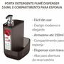 Imagem de Porta Detergente Dispenser 550ml E Compartimento P/ Esponja Bucha Pia de Cozinha - Ordene