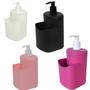 Imagem de Porta Detergente Dispenser Com Suporte Bucha 500ml CVL