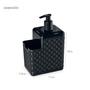 Imagem de Porta Detergente E Esponja Com Bico Dosador Rattan Preto - ARQPLAST