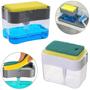 Imagem de Porta Detergente e Esponja Com Dosador e Suporte para Esponja Dolce Home