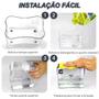 Imagem de Porta Detergente Para Pia De Cozinha Esponja Dispenser Dosador