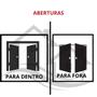 Imagem de Porta dupla social 210x150 linha 25 