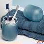 Imagem de Porta Escovas de Dente e Creme Dental Com Tampa Belly Soft Translúcido - Wp