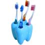 Imagem de Porta Escovas Infantil Modelo Dentinho Dente Azul Model Fofo