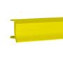 Imagem de Porta Etiqueta Bandeja Gondola Fit 90 Cm Amarelo Kit Com 5