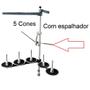 Imagem de Porta fio de 5 Cones Máquina de Costura Interloque Galoneira