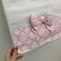 Imagem de Porta fraldas varão coração tecido animais decorativo 60cm