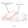 Imagem de Porta frios para geladeira pote hermético com 2 divisórias trava marmita lanche tapoer Plasútil