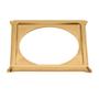 Imagem de Porta grelha ralo click 10x10 suporte dourado inox