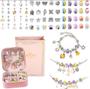 Imagem de Porta Joias Kit de de pulseira e pingente com Berloques menina