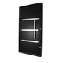 Imagem de Porta Lambri Pivotante de Aluminio 215x100cm com Puxador Reto