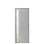Imagem de Porta Lambril 2,10(A) X 1,00(L) Com Visor e Fechadura Alumínio Branco Lado Esquerdo - Hale