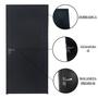 Imagem de Porta Lambril de Alumínio 210 X 100cm com Maçaneta Premium Linha 30 Lado Esquerdo