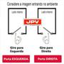 Imagem de Porta Lambril de Alumínio Branco  2.10 X 0.90 x 0.045 com Puxador, Friso e Vidro