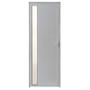 Imagem de Porta Lambril de Alumínio Branco com Visor Hale Esquadrias - Lado Esquerdo - 2.10 (A) X 0.80 (L)