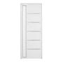 Imagem de Porta Lambril Solara com Visor 80 x 2,10 Lado Direito Hale Esquadrias Branco