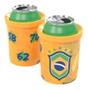 Imagem de Porta Lata Copa 350Ml Seleção Brasileira - Plasútil