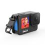 Imagem de Porta Lateral para GoPro Hero 12 / 11 / 10 / 9 Black com Encaixe Microfone e Led - Ulanzi