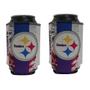 Imagem de Porta Latinhas Neoprene Pittsburgh Steelers NFL Roxo